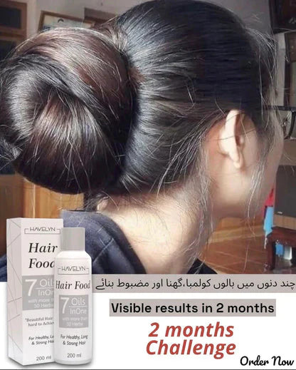 Buy 1 Get 1 Free Hair Food Shampoo + Hair Oil Pack Of 2 Items (Original)
